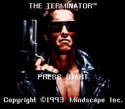 The Terminator Title Screen